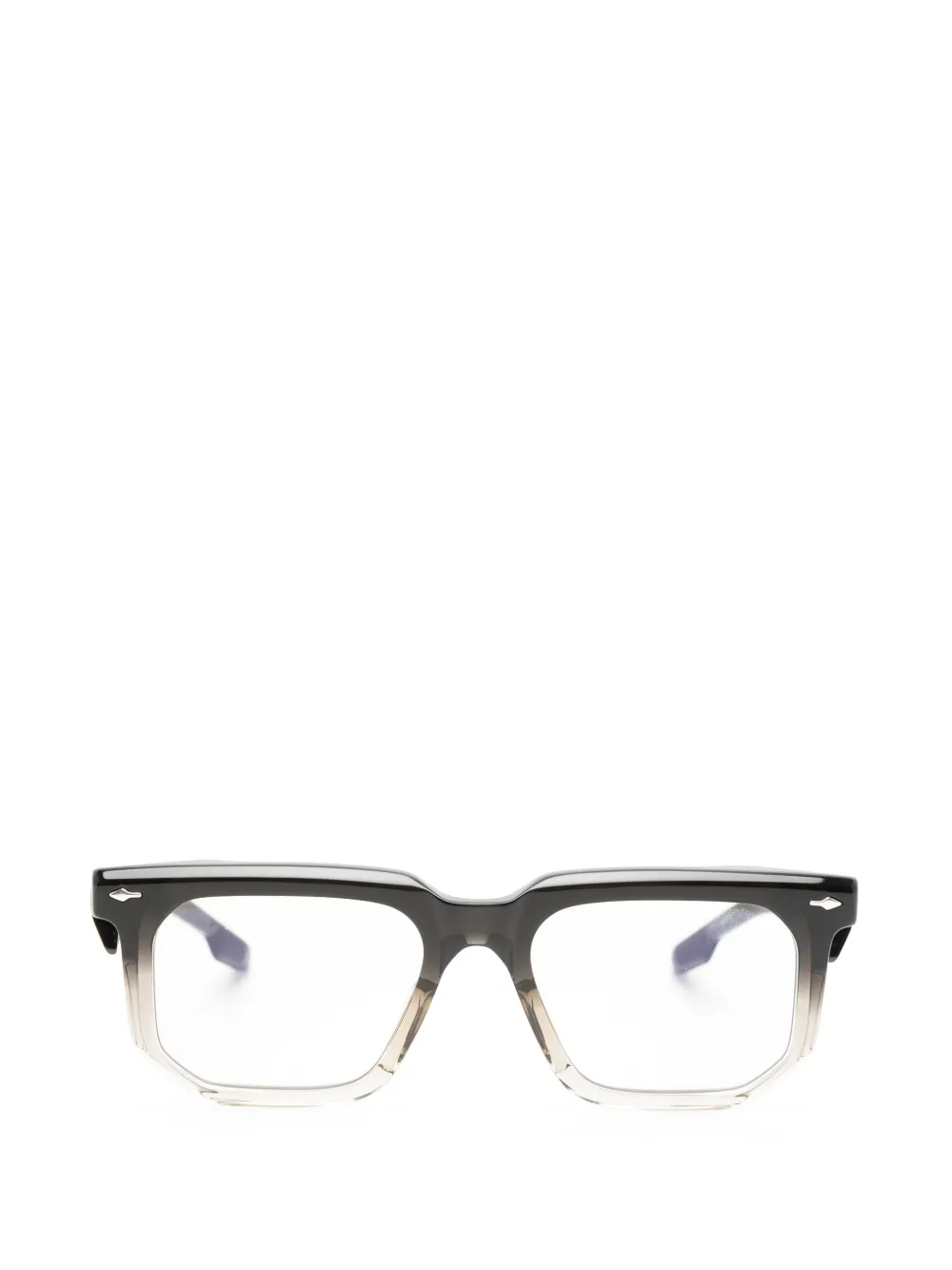 Jacques Marie Mage Yoshi geometric-frame glasses - Nero