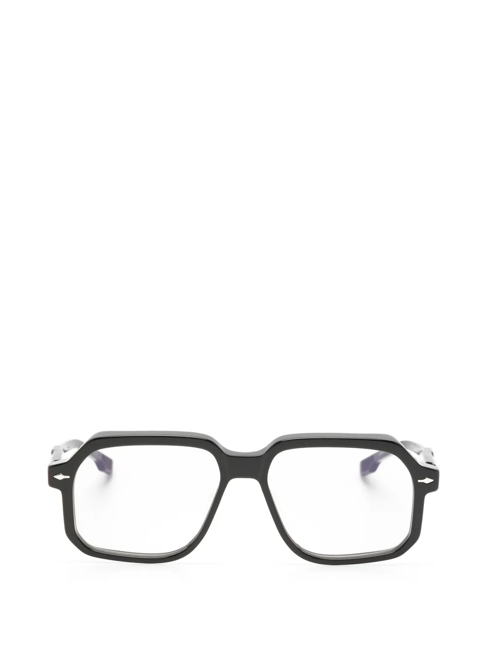 Jacques Marie Mage Domoto geometric-frame glasses - Nero