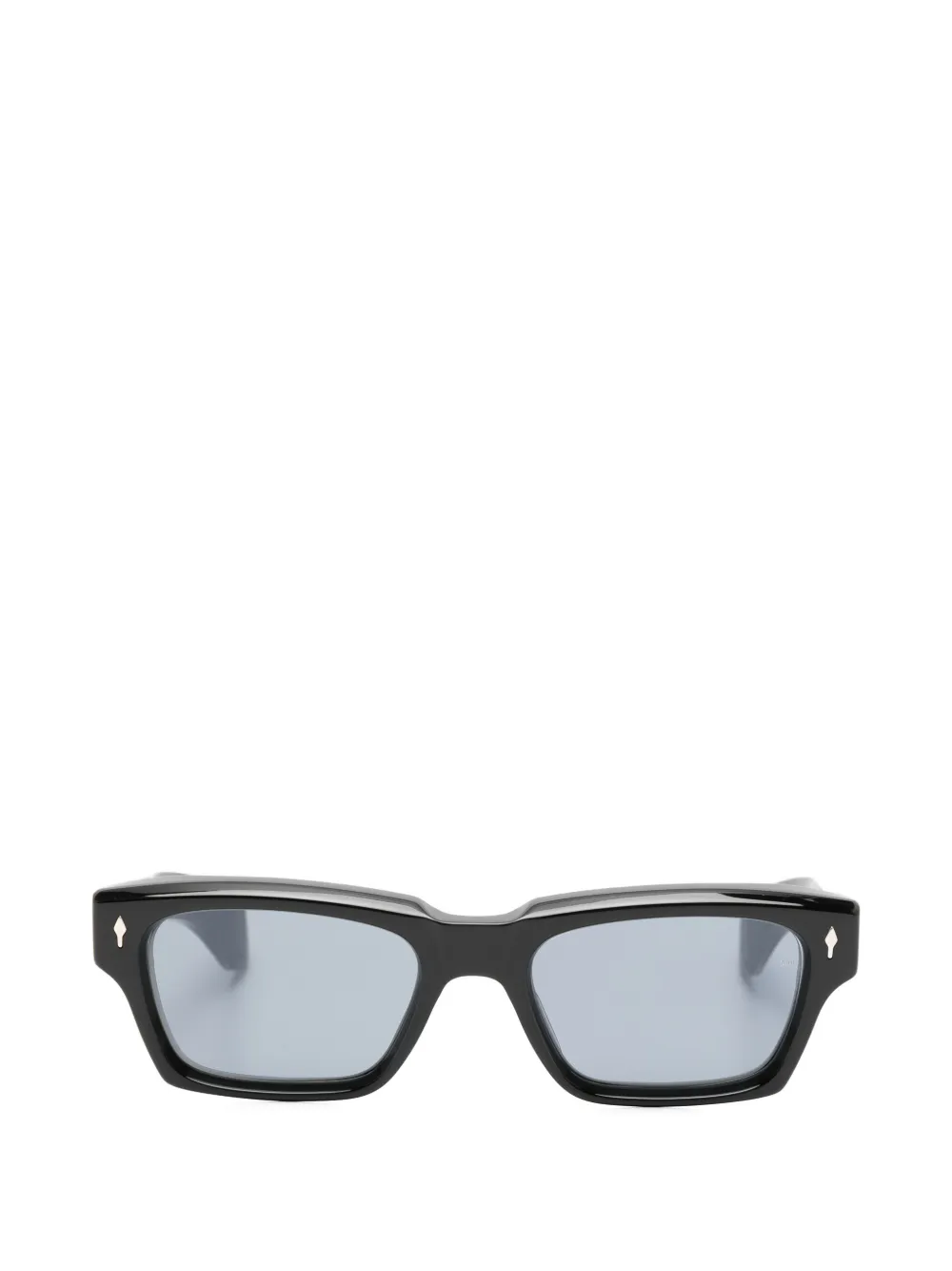 Jacques Marie Mage Ashcroft rectangle-frame sunglasses - Nero
