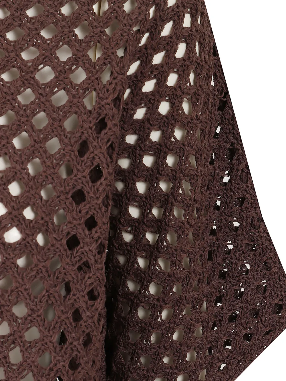  Antonelli Pull En Maille Ajourée - Marron 
