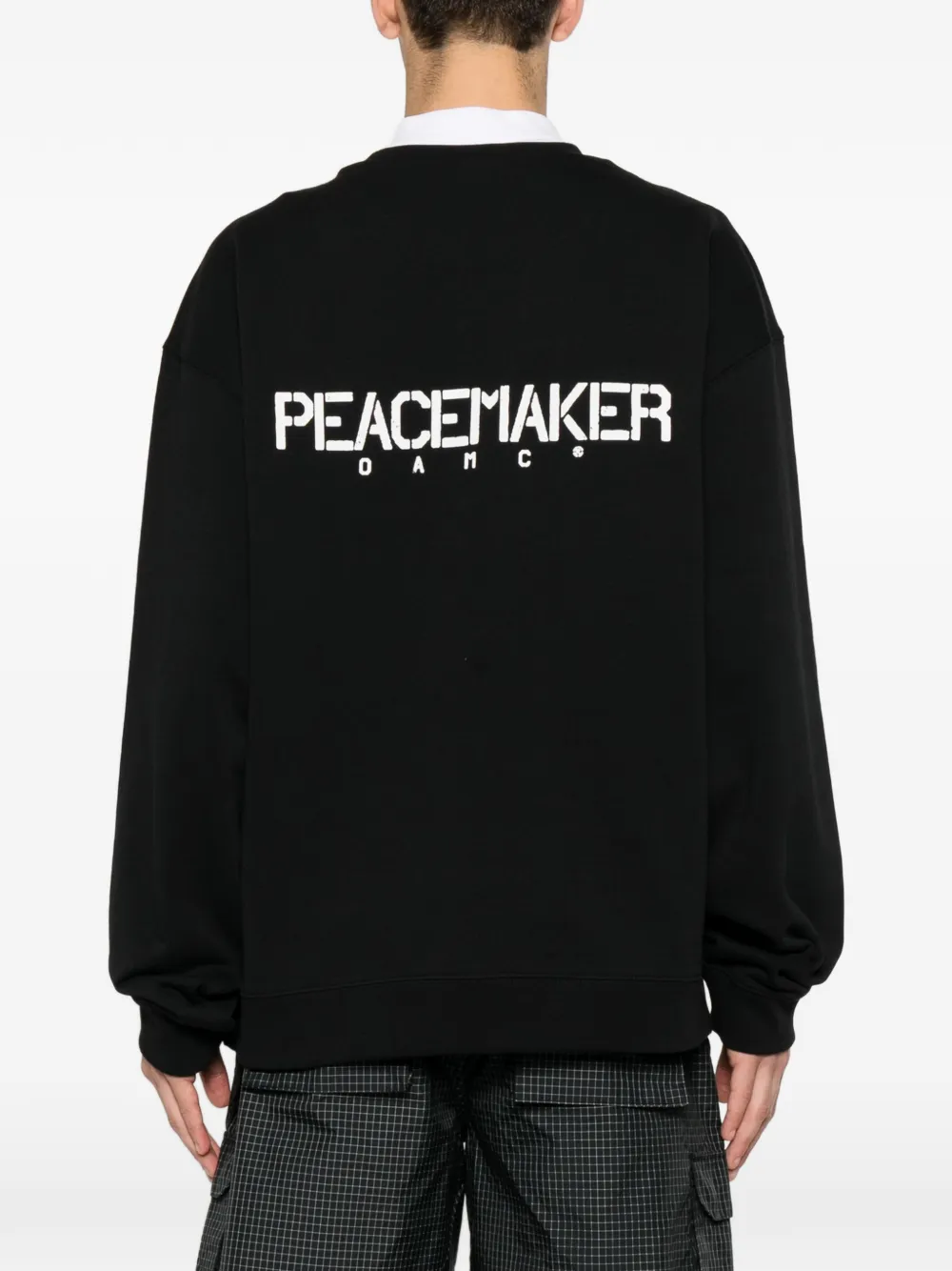 OAMC Peacemaker Trui met tekst Zwart