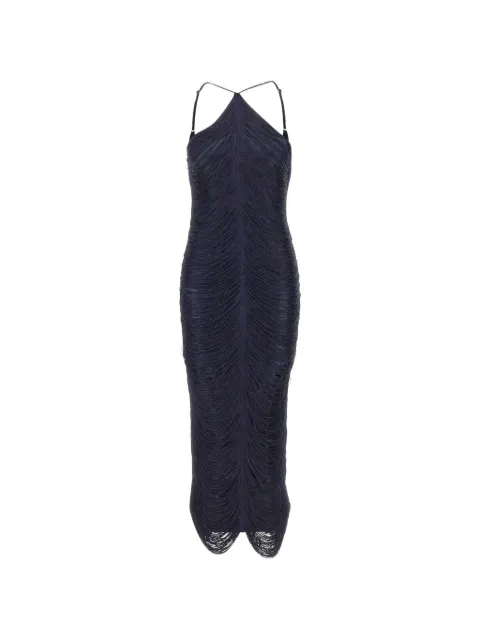 Bless Jade fringe-embellished maxi dress