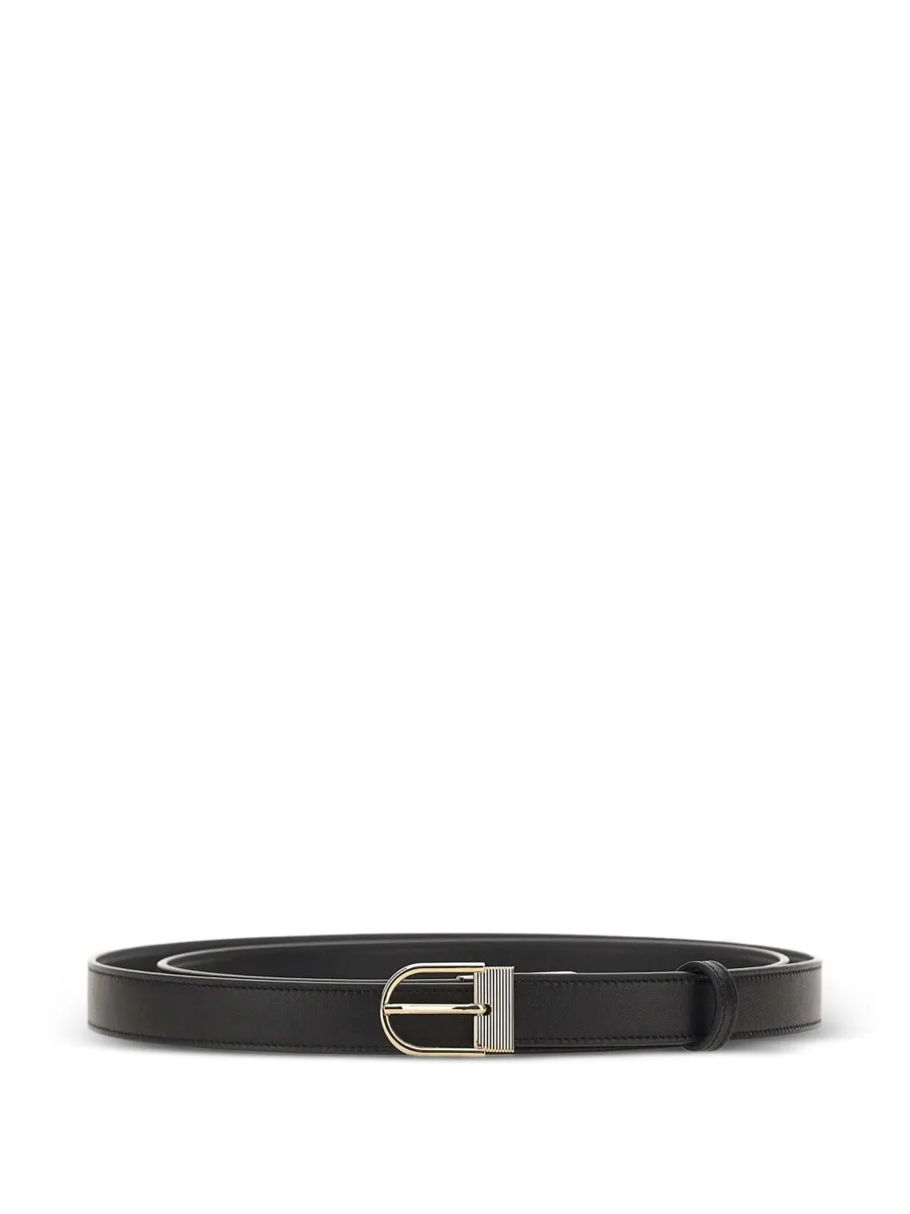 Victoria Beckham Dorian leather belt - Nero