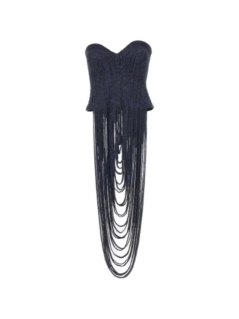 Bless Talara fringe-detail top