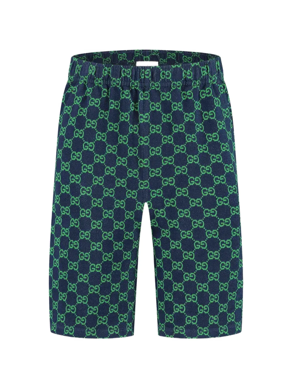 Gucci Kids GG-cotton shorts - Blue