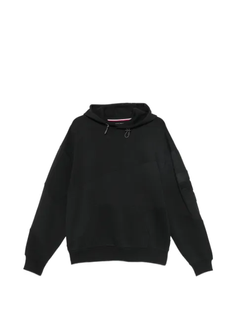 Tommy Hilfiger logo-patch panelled hoodie