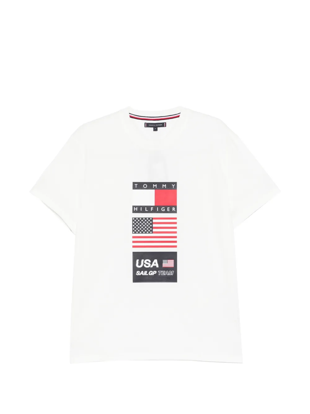 Tommy Hilfiger logo-print T-shirt - Bianco