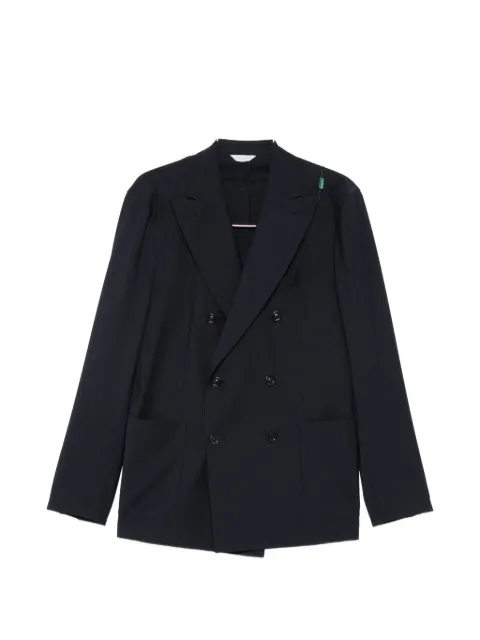 Boglioli double-breasted peak-lapels suit