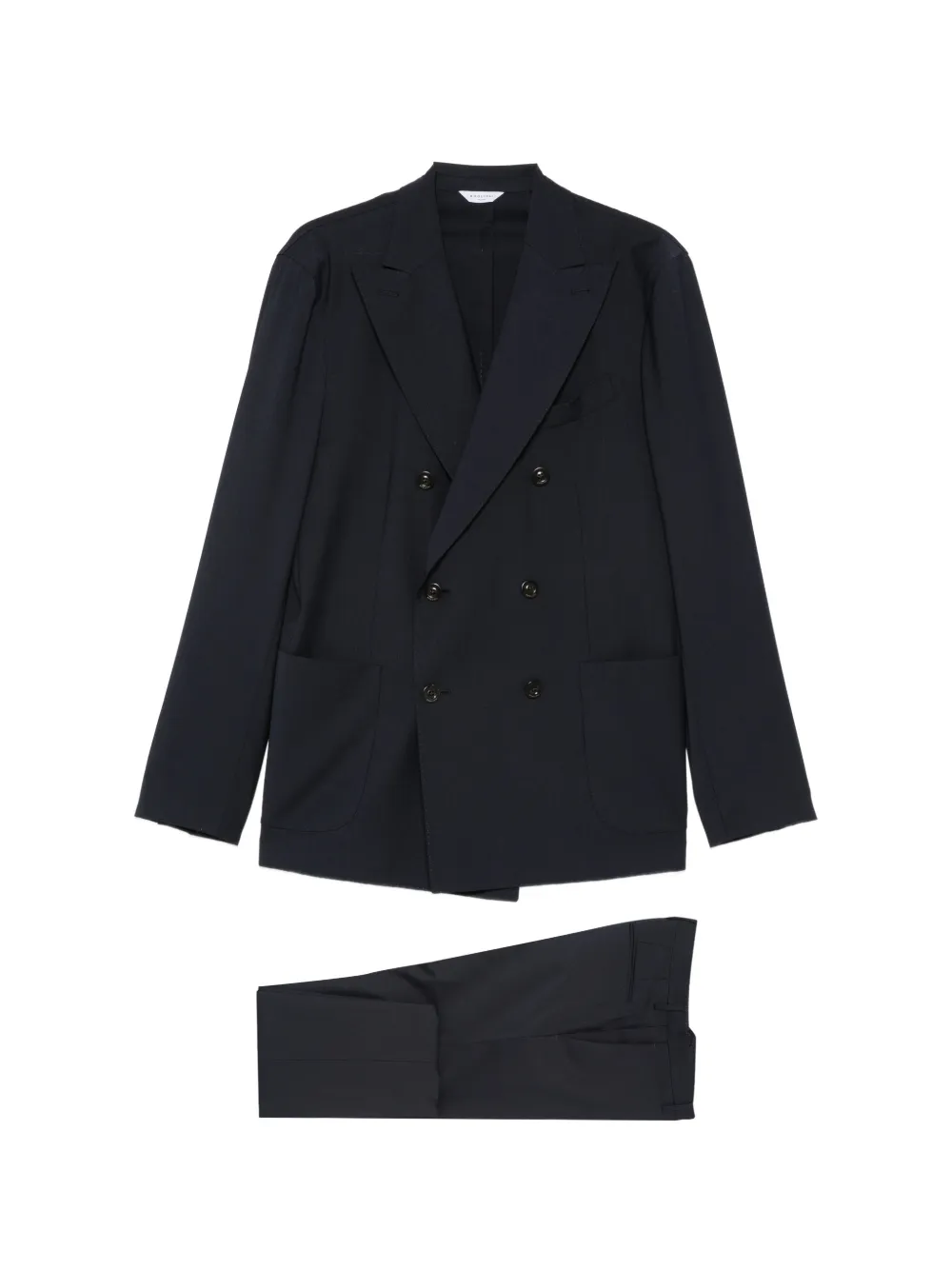Boglioli double-breasted peak-lapels suit - Blu