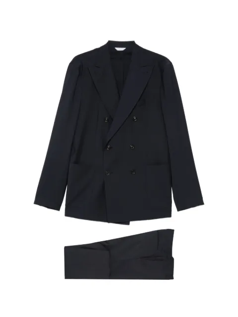 Boglioli double-breasted peak-lapels suit
