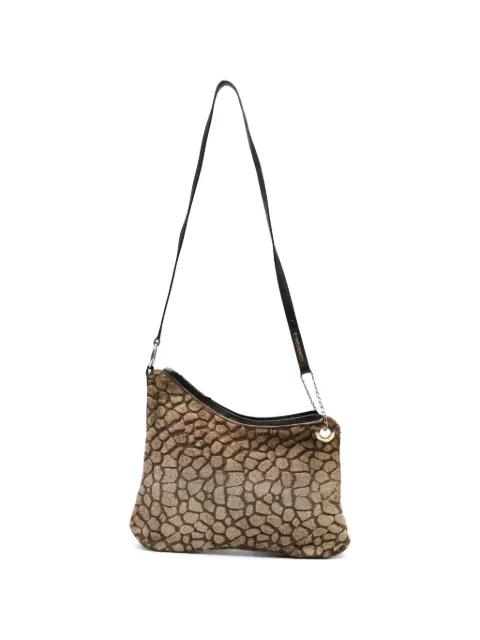 Roberto Cavalli Vintage 2000s giraffe-print shoulder bag