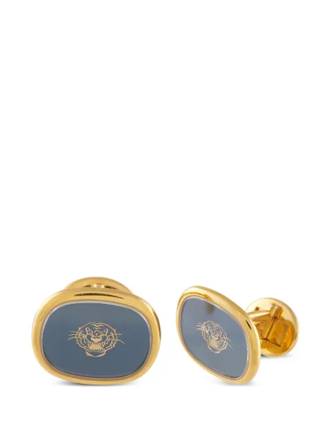 Patek Philippe Pre-Owned tiger-motif cufflinks