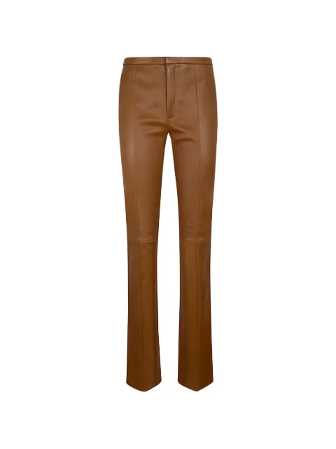 Stouls seam-detail leather trousers