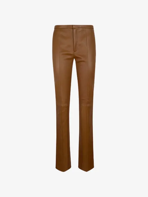 Stouls seam-detail leather trousers