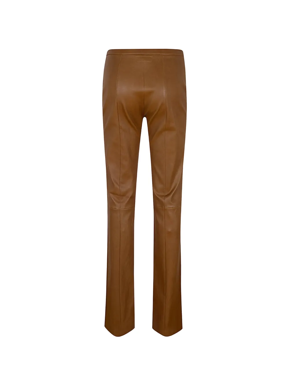 Stouls Seam-detail Leather Trousers in Neutrals, view 2
