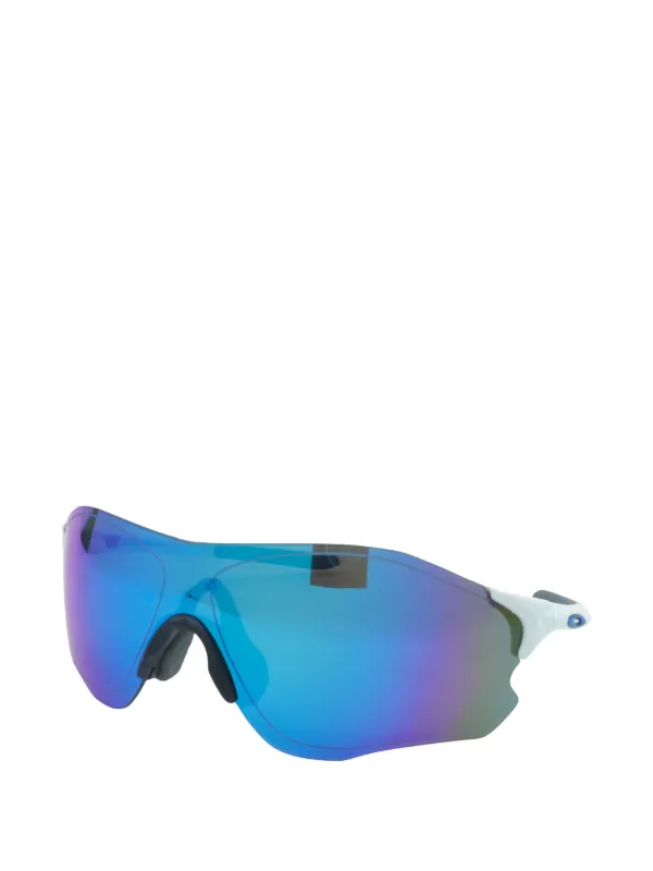 Oakley Evzero Path ジオメトリックフレーム サングラス | ホワイト