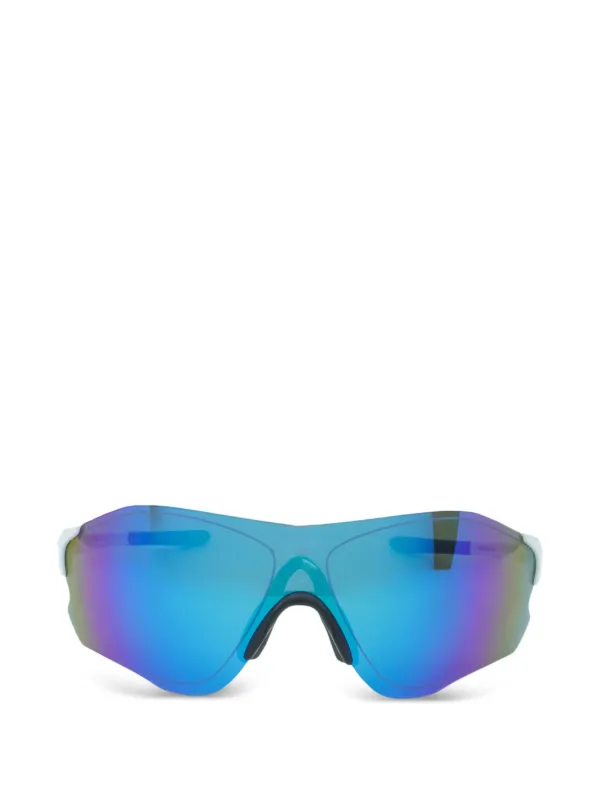 Oakley Evzero Path ジオメトリックフレーム サングラス | ホワイト