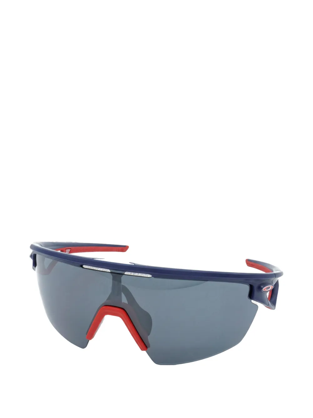 Oakley Sphaera zonnebril met geometrisch montuur Blauw