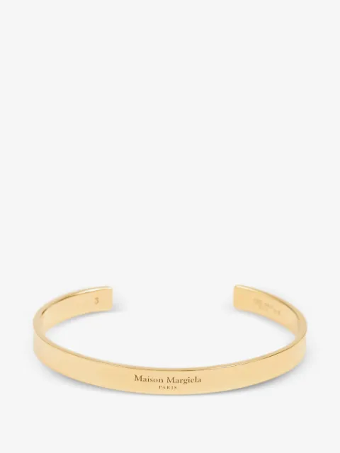 Maison Margiela bracelet à logo gravé