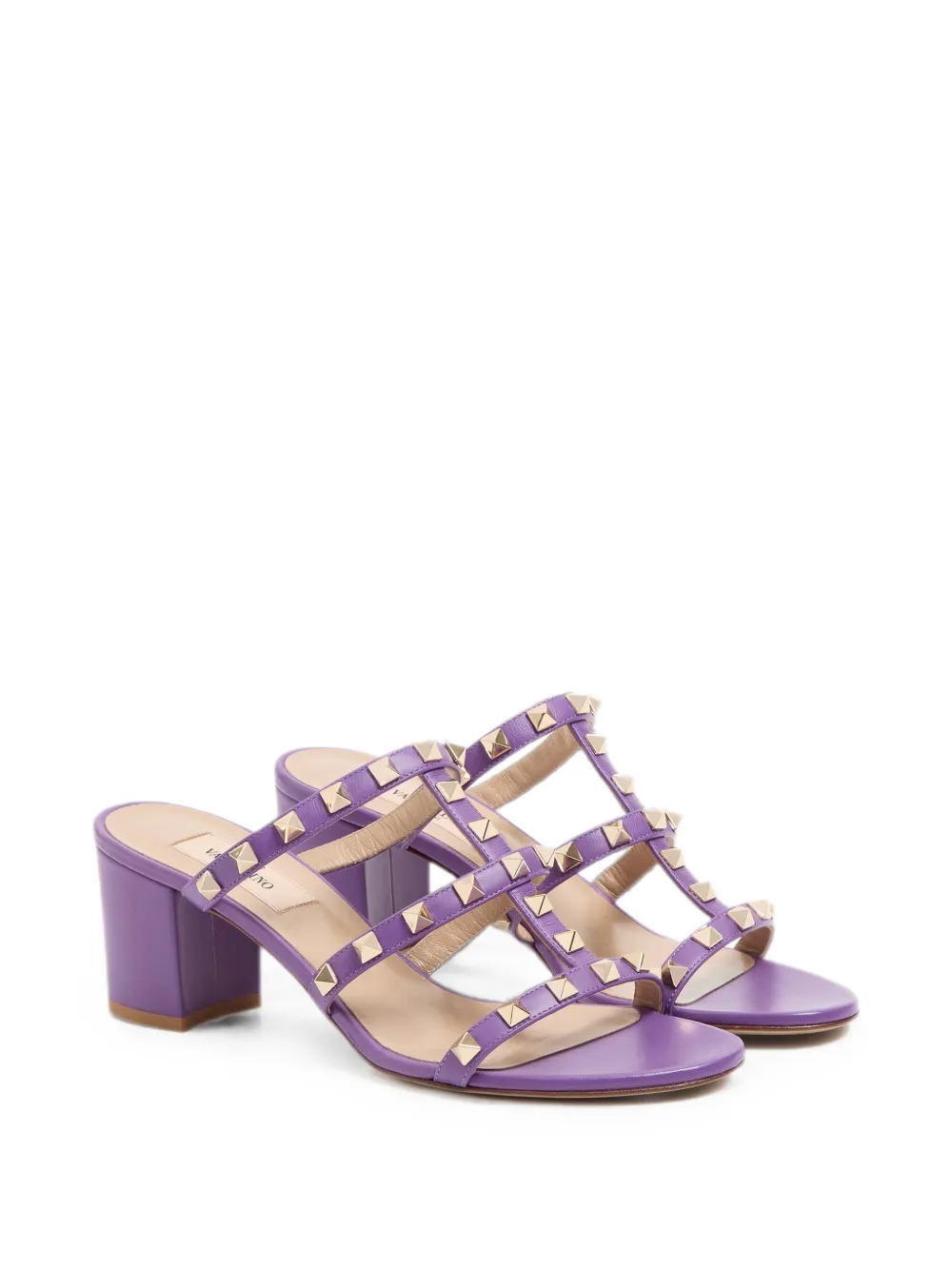 Valentino Garavani Rockstud sandalen Paars