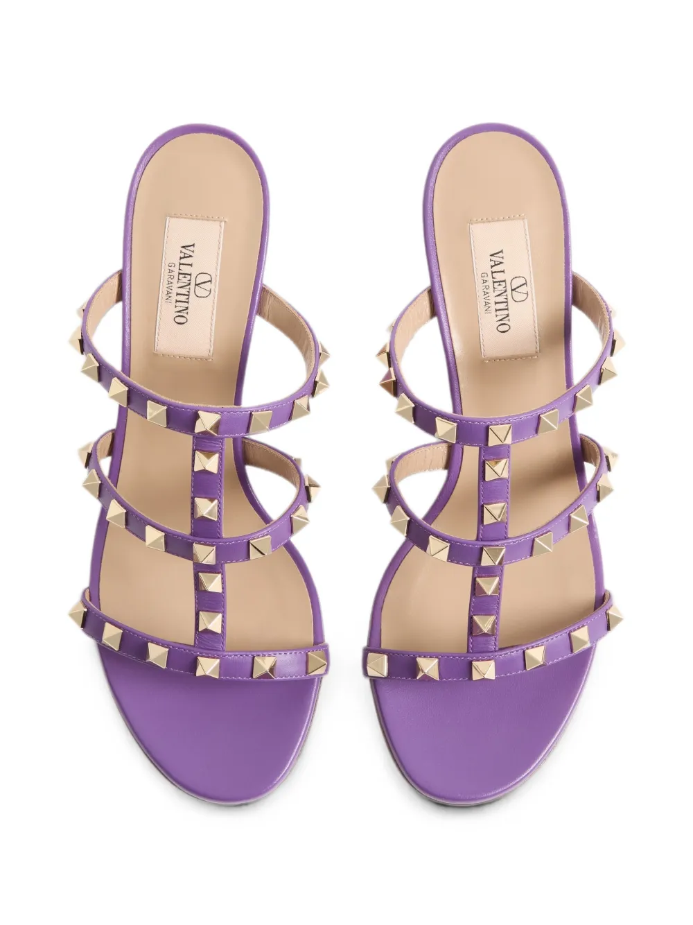 Valentino Garavani Rockstud sandalen Paars