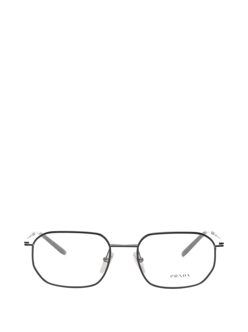 Prada Eyewear Occhiali con montatura geometrica - Nero
