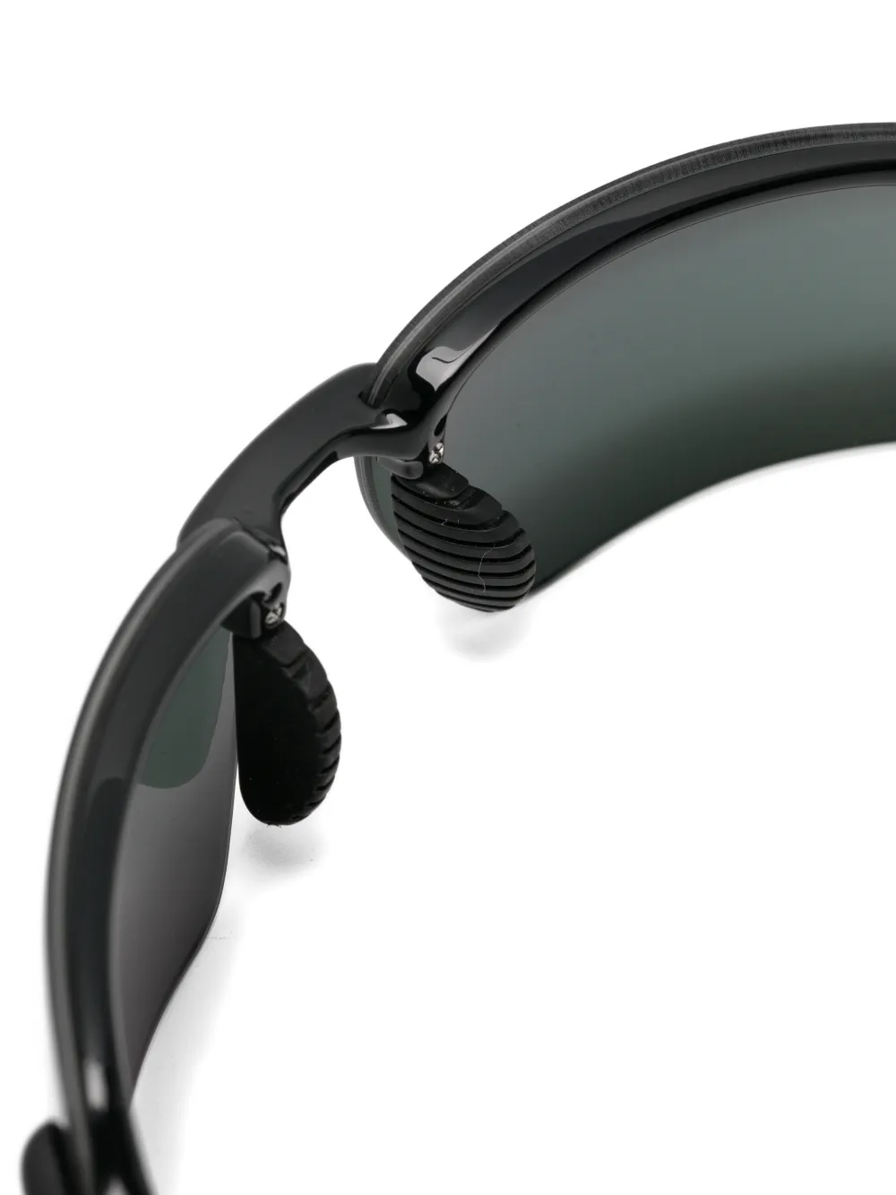 Maui Jim Ho'okipa Ultra G zonnebril met rechthoekig montuur Zwart