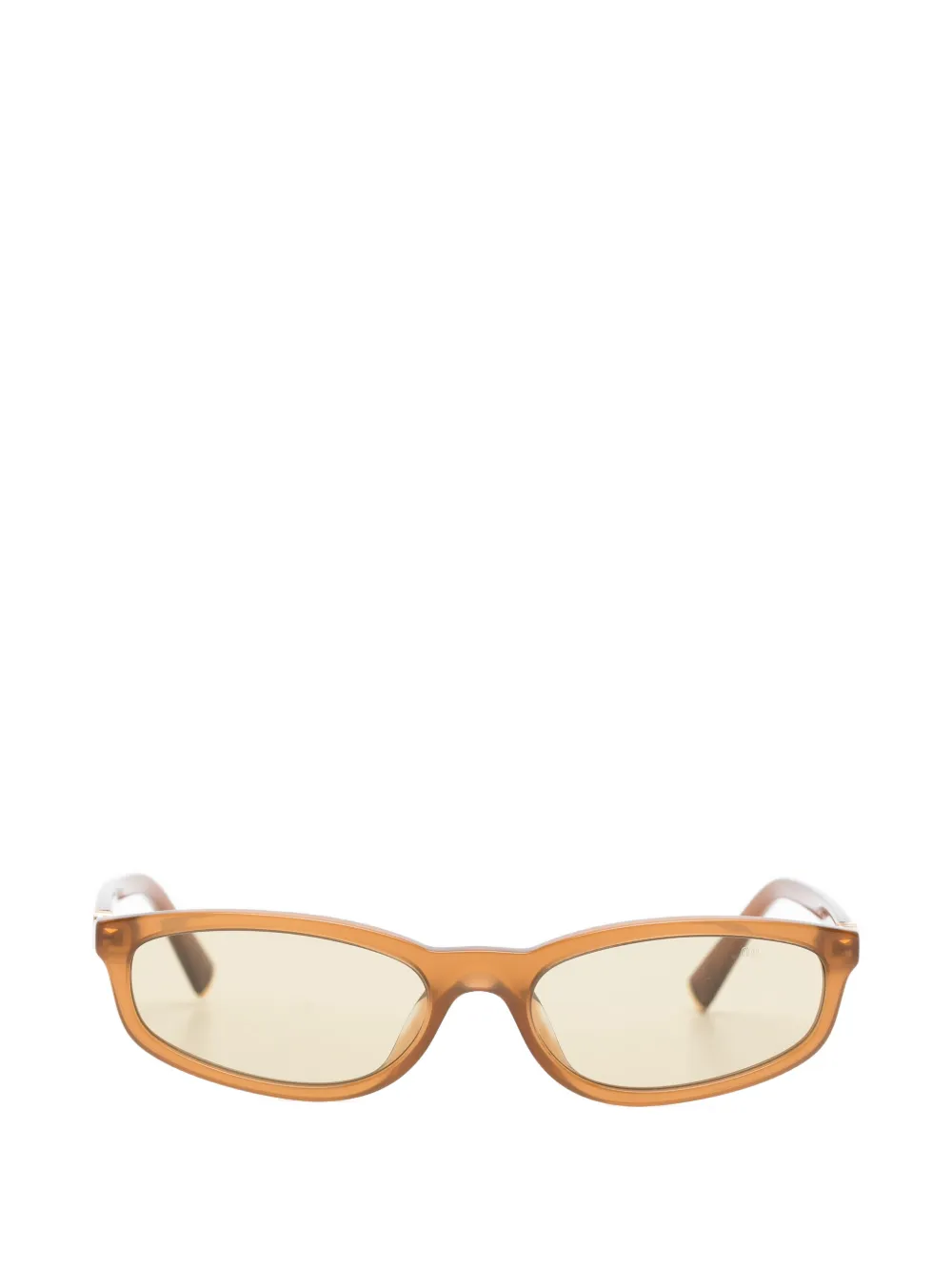 Miu Miu Eyewear Occhiali da sole Regard con placca logo - Marrone