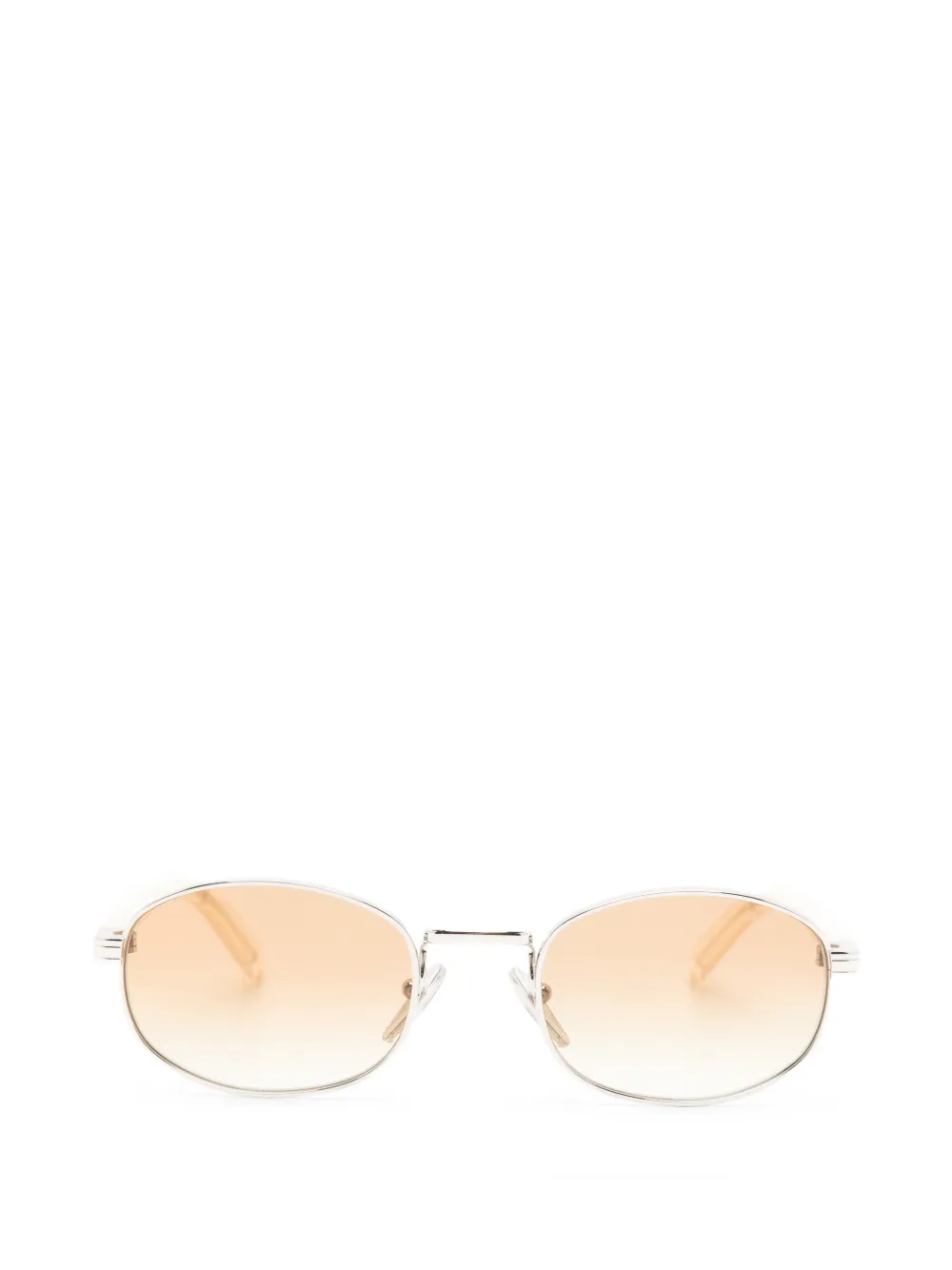 Prada Eyewear Occhiali da sole ovali - Argento