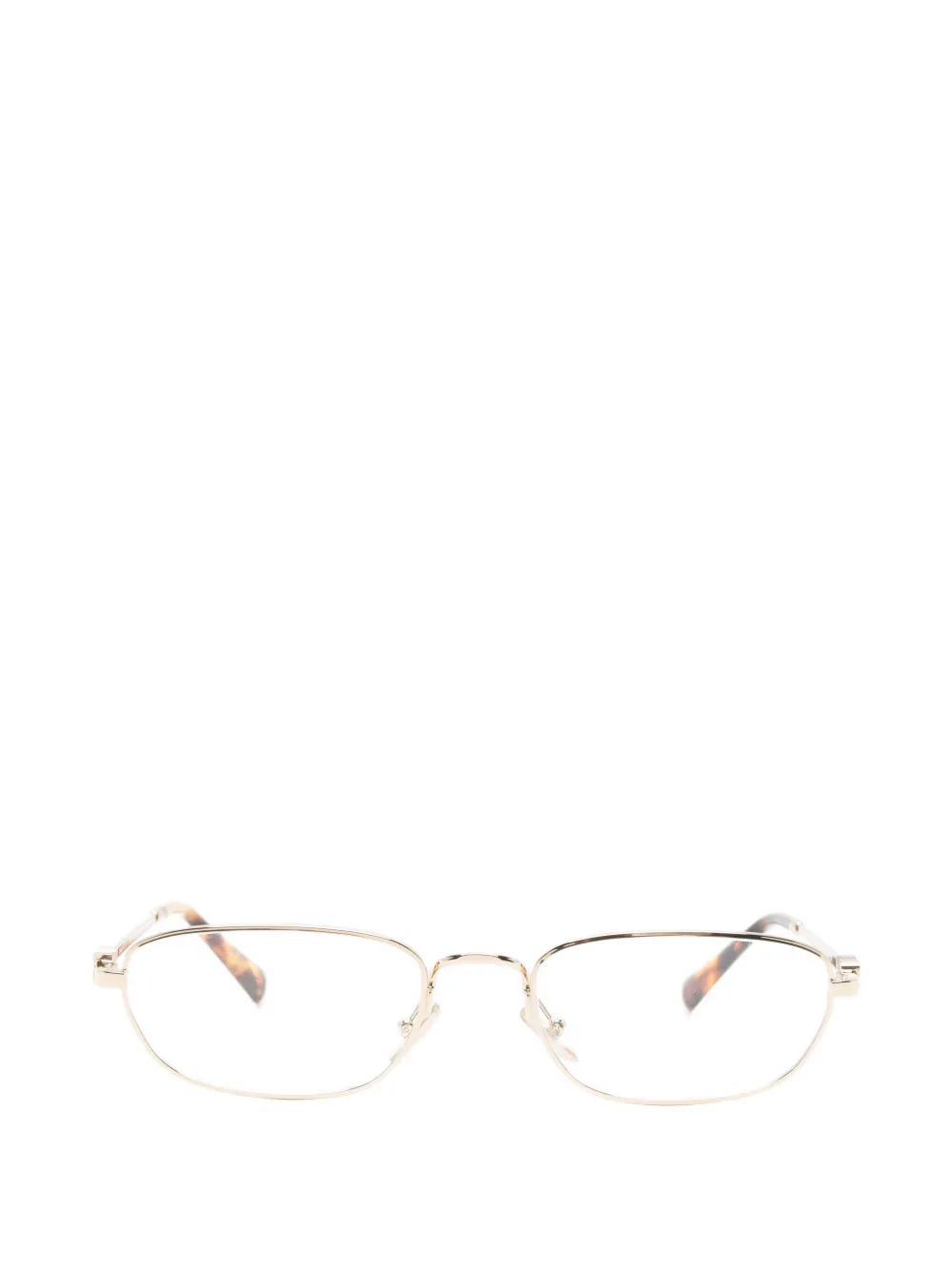 Miu Miu Eyewear Occhiali squadrati - Oro