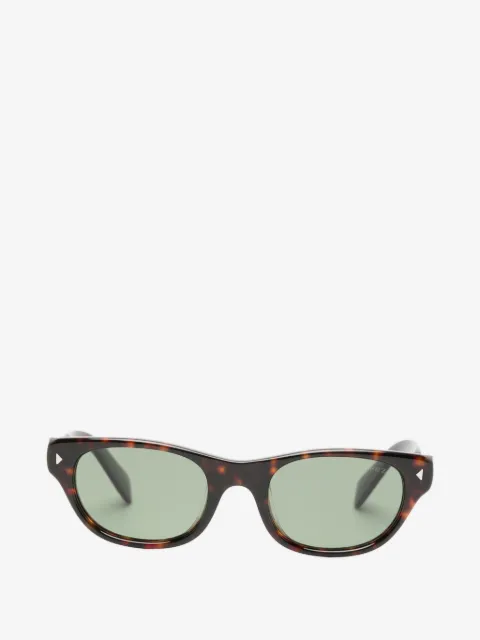 Prada Eyewear tortoiseshell-effect rectangle-frame sunglasses