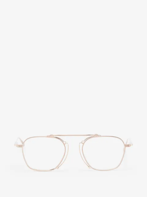 Matsuda geometric-frame glasses