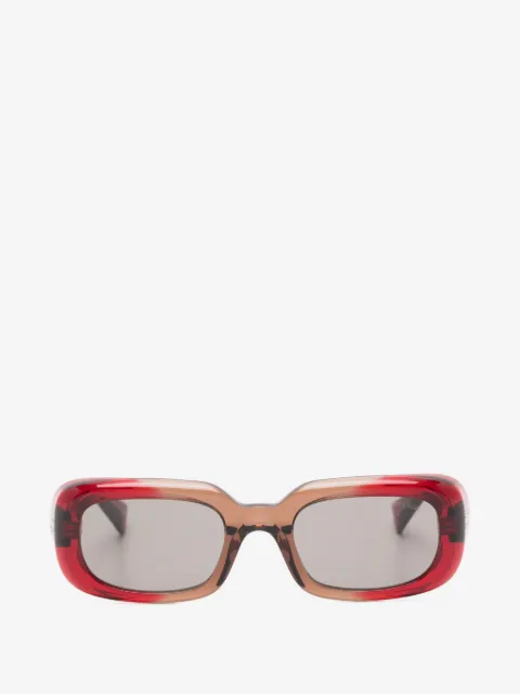 Miu Miu Eyewear lentes de sol con armazón rectangular y placa del logo
