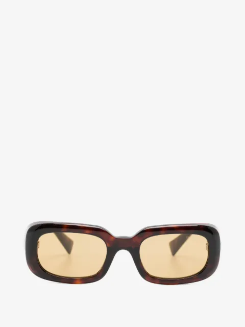 Miu Miu Eyewear tortoiseshell-effect rectangle-frame sunglasses