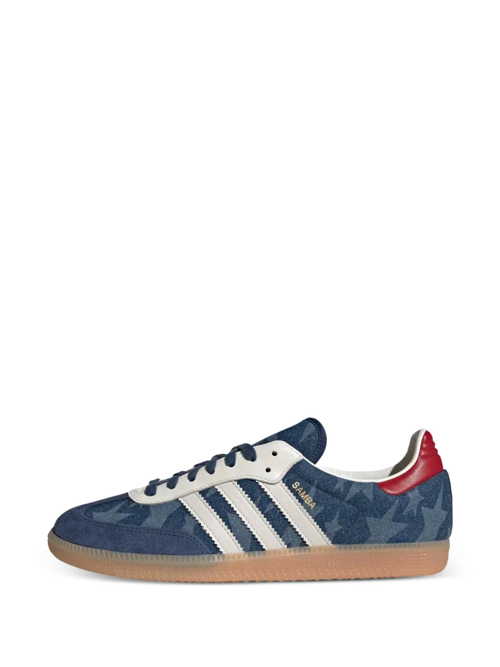 adidas Samba OG star-print sneakers - Blau
