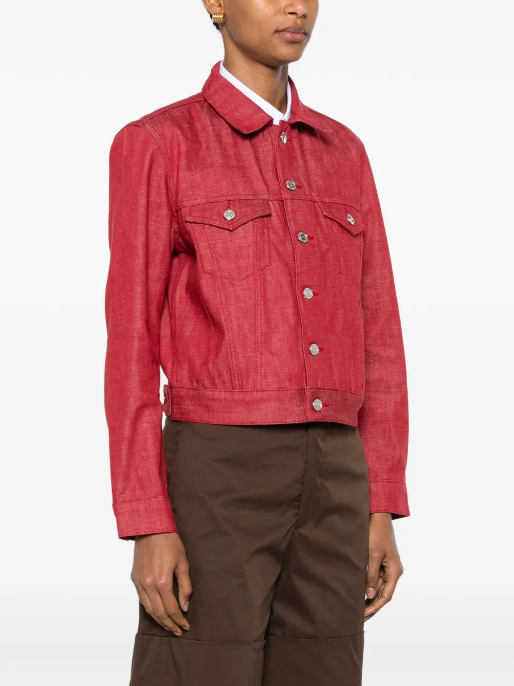 A.P.C. Denim jack Rood