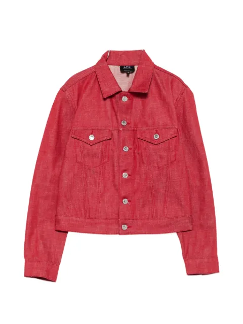 A.P.C. button-fastening denim jacket