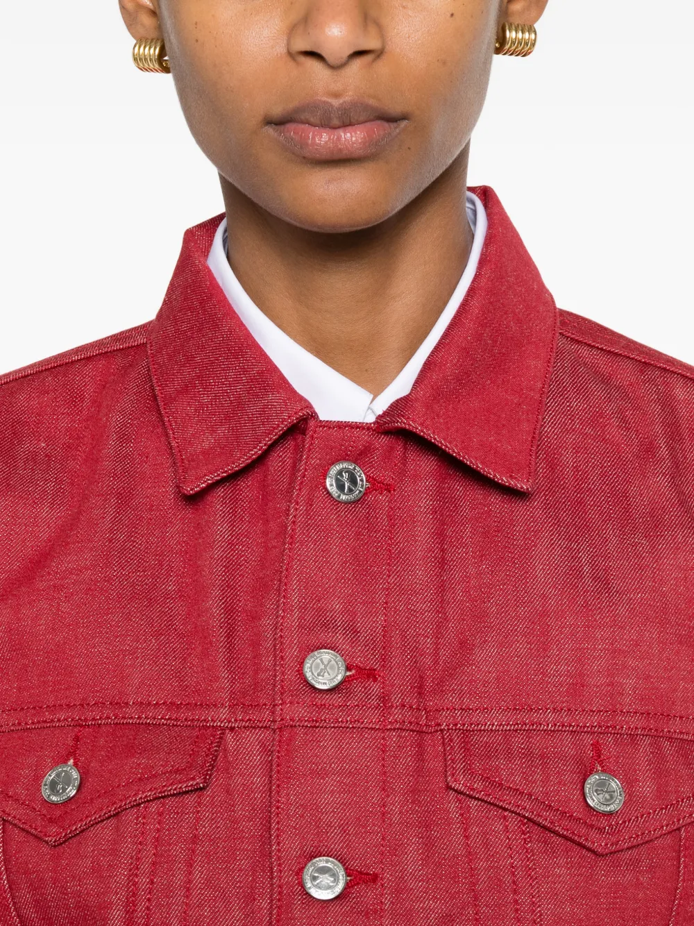 A.P.C. Denim jack Rood