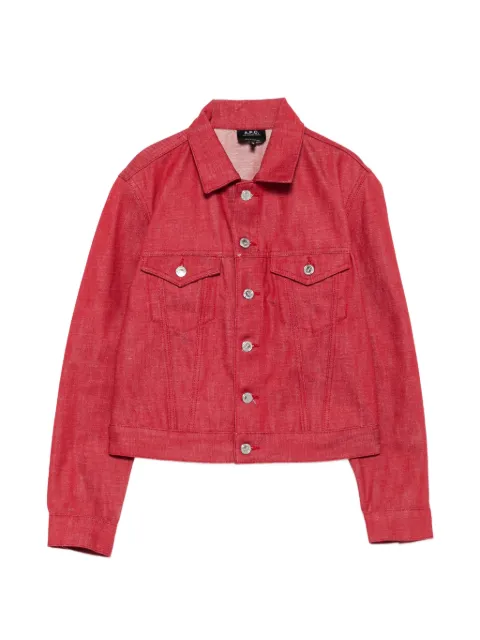 A.P.C. button-fastening denim jacket