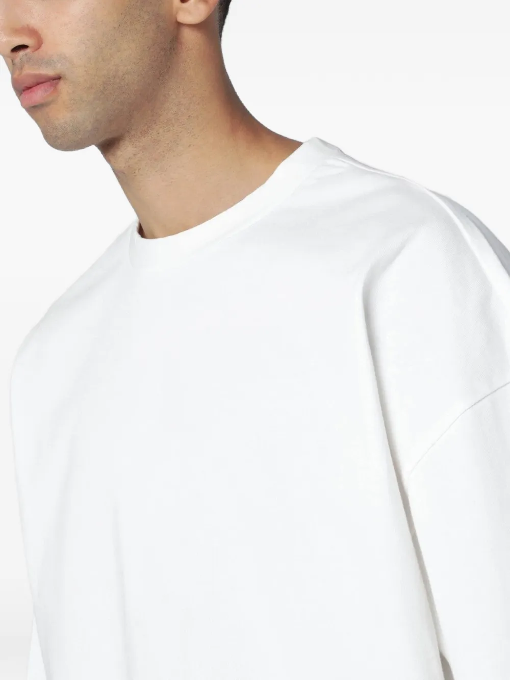 ENTIRE STUDIOS T-shirt met verlaagde schouders Wit