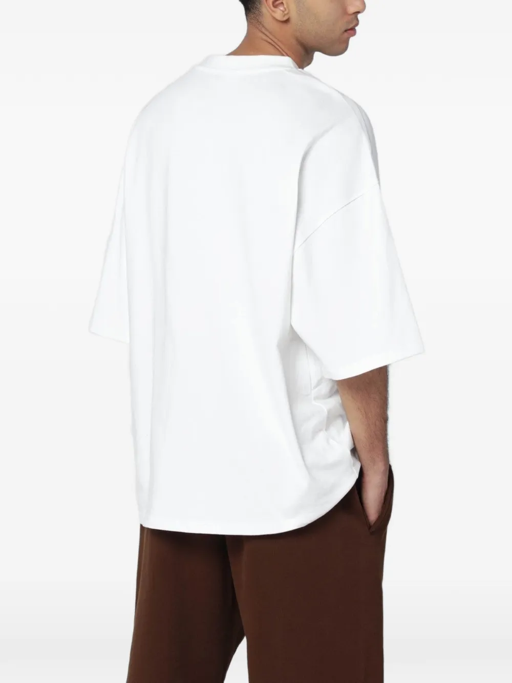 ENTIRE STUDIOS T-shirt met verlaagde schouders Wit