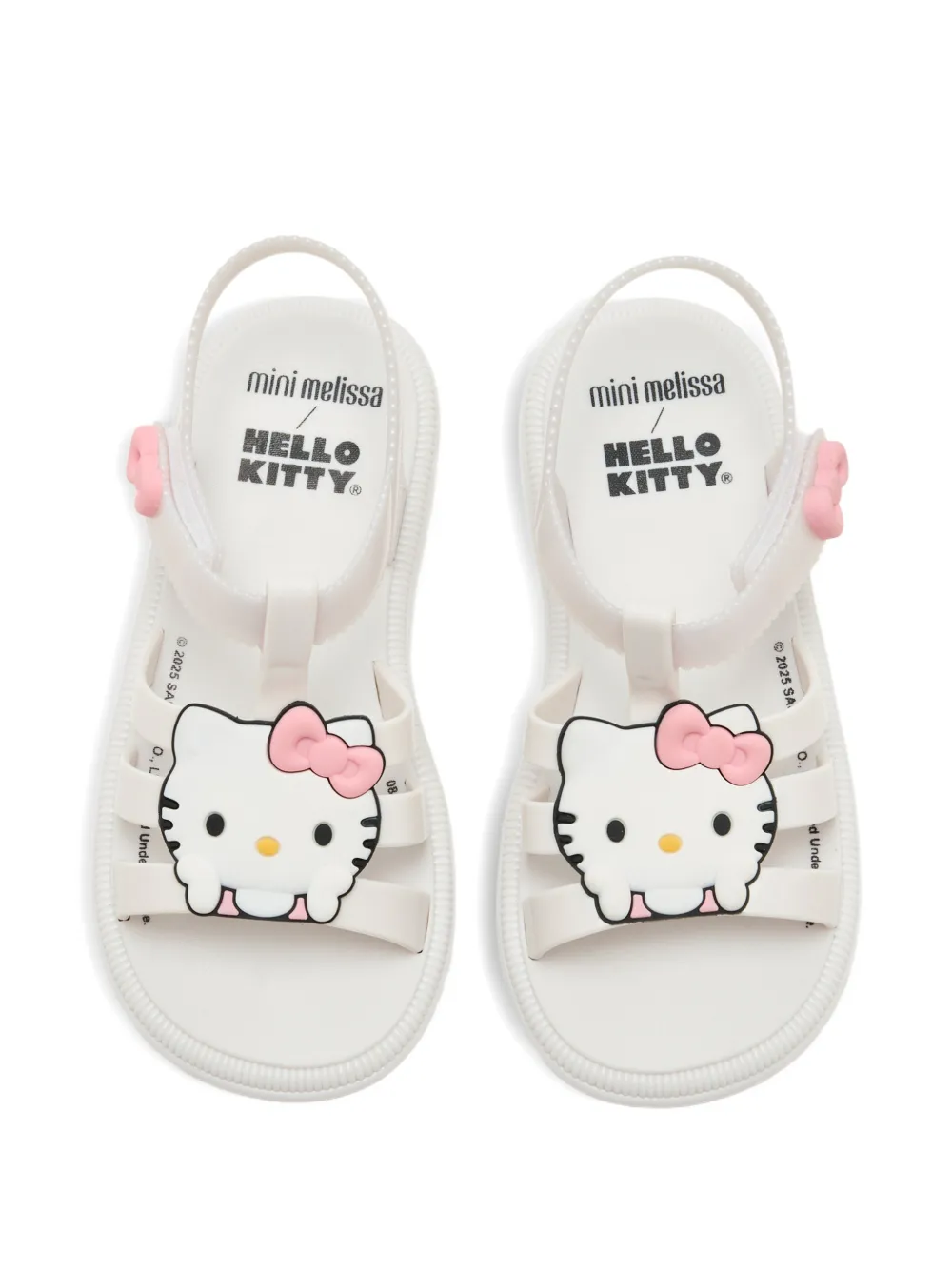 Melissa Odabash Kids Hello Kitty gekooide sandalen Wit