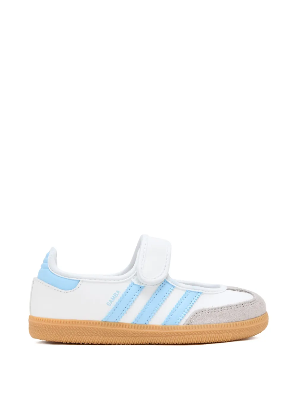 adidas Kids Ballerine Samba con chiusura a strappo - Bianco