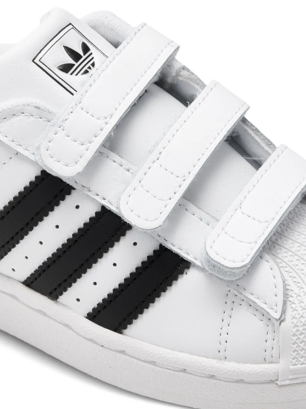 adidas Kids Superstar touch-strap sneakers Wit