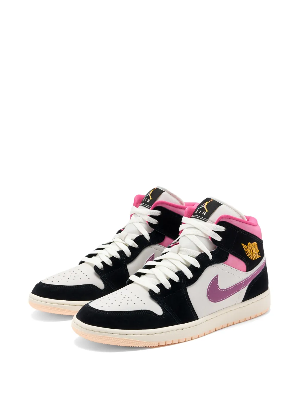 Nike Air Jordan 1 Mid sneakers Zwart