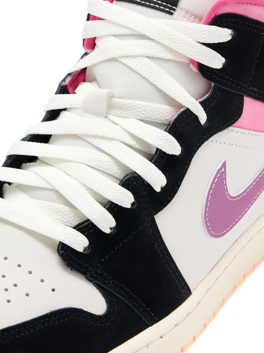 Nike Air Jordan 1 Mid sneakers Zwart