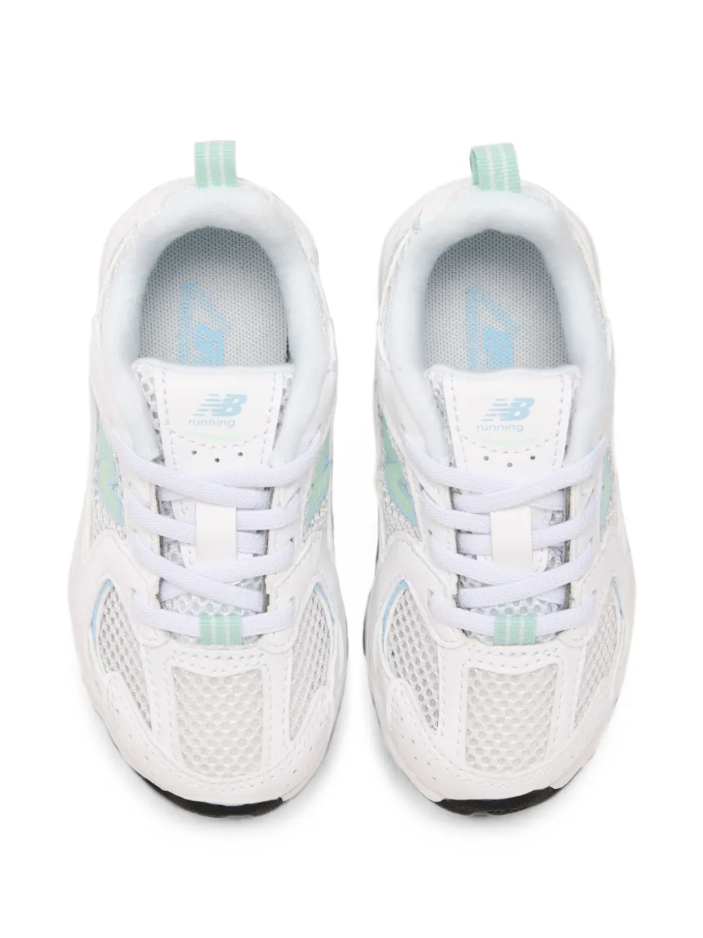 New Balance Kids 530 mesh-panel sneakers Wit