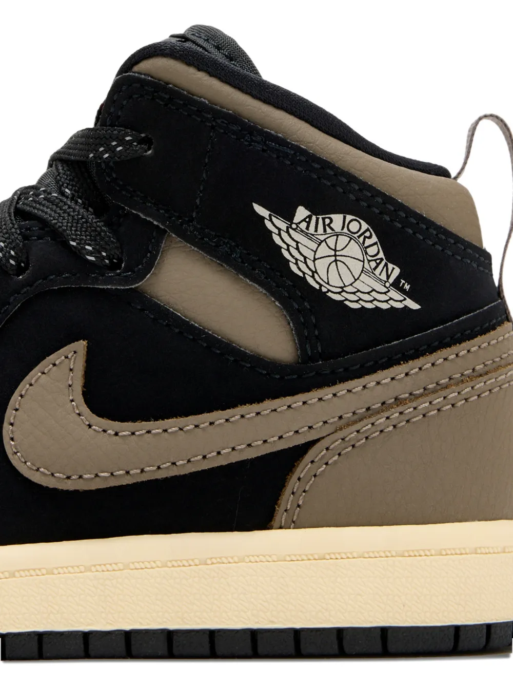 Nike Kids Air Jordan 1 Mid sneakers Zwart