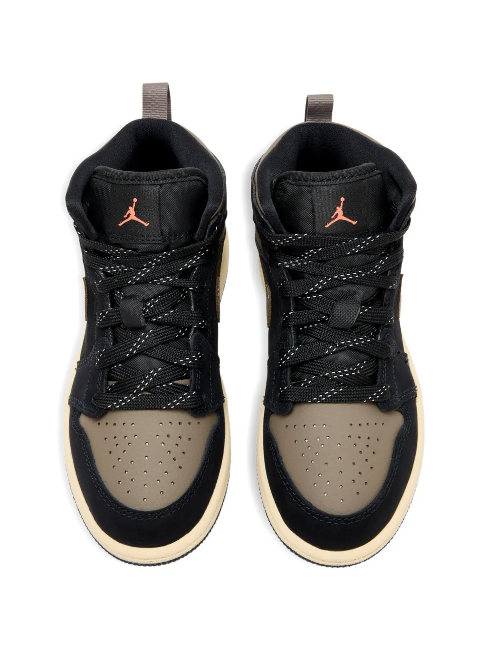 Nike Kids Air Jordan 1 Mid sneakers Zwart