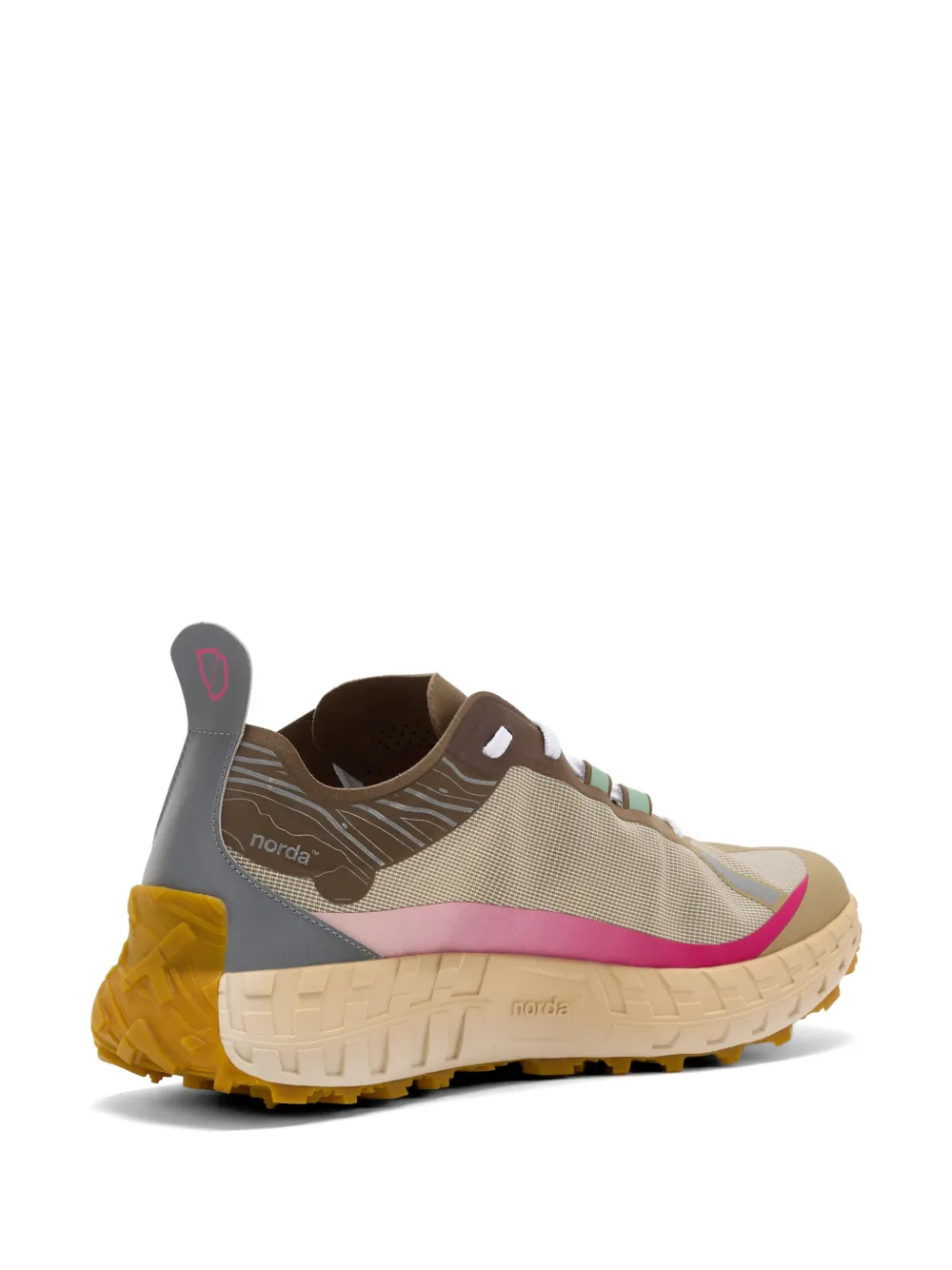 norda panelled ripstop sneakers Blauw